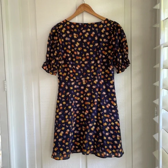 Madewell Do Well Navy Floral Mini Dress - Picture 9 of 10